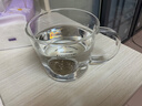 星巴克杯子透明磨砂玻璃杯男女生高顏值咖啡水杯桌面杯耐高溫杯子伴手禮 白色銅章玻璃杯355ml 曬單實(shí)拍圖