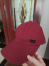 槿城帽子女士夏季遮陽(yáng)防曬空頂帽太陽(yáng)棒球帽透氣韓版時(shí)尚潮百搭鴨舌帽 酒紅色 DYJ01 均碼 【可調節】 曬單實(shí)拍圖