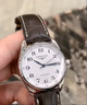 浪琴（LONGINES）男手表 名匠系列新款自動(dòng)機(jī)械40mm大表盤男士時(shí)尚鋼皮帶瑞士腕表 L2.793.4.78.3白盤機(jī)械皮帶 曬單實(shí)拍圖