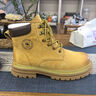 西域駱駝（VANCAMEL）馬丁靴男女款2025秋季新款工裝英倫風(fēng)增高戶(hù)外登山鞋翻毛皮靴子潮 黃棕 44 (270mm) 曬單實(shí)拍圖