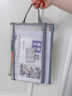 辛叢（XINCONG）開(kāi)學(xué)雙層科目分類(lèi)文件袋透明拉鏈式收納書(shū)包手提學(xué)生補習拎書(shū)補課考試試卷袋子 超厚雙層【1個(gè)裝】語(yǔ)文 曬單實(shí)拍圖