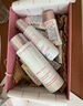 嬌韻詩牛奶水乳清爽型柔膚水200ml+乳液75ml美白淡斑祛黃提亮送女友禮物 曬單實(shí)拍圖