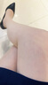 棉十三絲襪女士肉色夏季膚色光腿神器裸感超薄款防勾絲連褲襪黑色5雙tt 曬單實(shí)拍圖