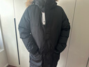 君羽戶(hù)外羽絨服男女中長(cháng)款800高蓬工裝服派克服加厚防水鵝絨服D52071 黑色-男女款 L 推薦女136-150斤/男151-165斤 曬單實(shí)拍圖