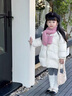 G.DUCKKIDS童裝女童外套冬季2025新款兒童羽絨服中長(cháng)款白鴨絨保暖寶寶衣服 玫紅色 130 尺碼7~8歲【120-130cm】 曬單實(shí)拍圖