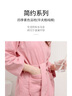 潔麗雅（Grace）抗菌防螨家居浴袍男女純棉華夫格睡袍五星酒店舒適吸水情侶款浴衣 曬單實(shí)拍圖