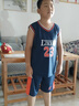 童榜男童套裝夏季兒童籃球服T恤背心兩件套速干足球服中大童運(yùn)動(dòng)套裝 藏青色套裝 8822 160 曬單實(shí)拍圖