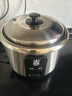 三角牌（Triangle）電飯煲老式電飯鍋不銹鋼家用4L微壓煮飯鍋3-4人米飯鍋304不銹鋼內(nèi)膽帶蒸籠 TG-Z40X12Z 曬單實拍圖