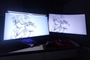 HKC 獵鷹二代FastIPS面板原生200Hz超頻240HZ 1ms響應HDR400電腦300HZ超頻320HZ電競游戲顯示器 24.5英寸G25H3Pro/320Hz硬件低藍光 曬單實(shí)拍圖