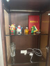 格雅木語黑胡桃實木手辦柜展示柜收納儲物柜新中式隔斷邊柜角柜玻璃酒柜 實木展示柜【配遙控氛圍燈】 曬單實拍圖