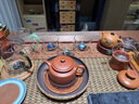 禾器·斑斕禾器菡韻花語清杯高硼硅耐熱玻璃品茗杯高檔杯底花珠主人杯小茶杯 菡韻清杯-青-110ml 曬單實(shí)拍圖
