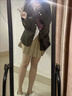 jk制服套裝女學(xué)生三件套百褶裙學(xué)院風(fēng)西裝小個子鹽系少女感穿搭秋 白襯衫+領(lǐng)帶+咖色百褶裙 L 曬單實拍圖