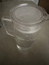 樂扣樂扣（LOCK&LOCK）透明蓋涼水壺 玻璃冷水壺泡茶壺帶把家用大容量耐高溫杯子1.3L 曬單實(shí)拍圖