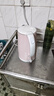美的（Midea）電熱水壺家用電水壺?zé)畨?雙層防燙 0涂層食品級(jí)304不銹鋼 1500W快速沸騰 1.7L大容量 HJ1705 曬單實(shí)拍圖