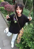 魯雅爾三條杠休閑褲女春秋季垂感小個(gè)子寬松顯瘦百搭直筒闊腿運動(dòng)衛褲子 白灰色 L 曬單實(shí)拍圖
