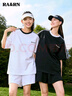 RA&RN夏季新款運(yùn)動(dòng)反光透氣潮流寬松休閑男女同款速干套裝 曬單實(shí)拍圖