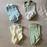 貝比嬰兒襪子春秋季100%純棉襪新生兒童四季中筒襪無骨寶寶襪1-2歲 曬單實拍圖