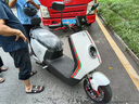 永久電動摩托車 老國貨高配大功率智能通勤大容量踏板電動車72V20Ah 天能電池【圓燈系列 星際白】 曬單實拍圖