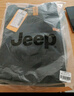 吉普（JEEP）260G重磅純棉短袖T恤男士2025夏季薄款寬松休閑落肩半袖體恤男裝 曬單實(shí)拍圖