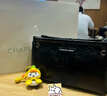 CHARLES&KEITH25秋季新品復古油蠟皮繩結單肩腋下包生日禮物CK2-20782673 Noir黑色 M 曬單實(shí)拍圖
