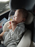 貝倍適（BAYBETSS）兒童安全座椅汽車(chē)0-4-12歲嬰兒寶寶車(chē)載i-Size認證可坐躺智能通風(fēng) 鉑灰色（支撐腿+腳踏+頸枕+陽(yáng)蓬+通風(fēng)） 曬單實(shí)拍圖