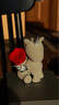 ROSEONLY 諾誓永生花玫瑰公仔甜心兔告白熊嘻嘻貓獨(dú)角獸送女友生日七夕節(jié)禮物 【HOT】唯愛獨(dú)角獸-紅色-中號 曬單實(shí)拍圖