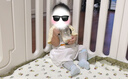 微獅牧尼嬰兒長筒襪子夏季薄款新生兒過膝襪松口高筒襪寶寶透氣襪 曬單實拍圖