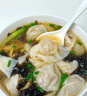 三全 鮮美蝦仁小云吞410g約50只兒童早餐 小餛飩云吞面 點心 夜宵 曬單實拍圖