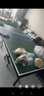 美卡龍標準室外乒乓球臺家用防雨防曬乒乓球桌大賽正品戶(hù)外雙人 室內外通用*可折疊*有輪款-綠 曬單實(shí)拍圖