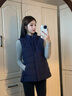 加拿大鵝（Canada Goose）【新品】Freestyle女士同色徽標(biāo)羽絨馬甲外套 經(jīng)典升級 2836LT 9391未來暮藍(lán) M 曬單實(shí)拍圖