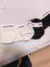 Calvin Klein內(nèi)衣男士本命年三條裝ck提花腰邊舒適純色棉質(zhì)三角內(nèi)褲男U2661 998-太空黑/椰青灰/月光白 3條 L 曬單實拍圖