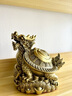 黃銅龍龜擺件八卦龍頭龜銅金錢(qián)龜龍龜風(fēng)水擺件辦公室家用客廳 10cm金錢(qián)龍龜【配底座+五帝錢(qián)】 曬單實(shí)拍圖