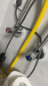 九牧（JOMOO）角閥加厚全銅冷熱水器馬桶家用加長三角閥八字閥止水閥門開關(guān) 兩只裝（1冷1熱） 曬單實(shí)拍圖