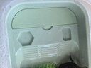 森森（SUNSUN）養烏龜專(zhuān)用缸家用龜缸烏龜飼養缸小烏龜專(zhuān)用缸爬臺曬臺烏龜缸 【龜便分離】50cm長(cháng)綠色 單缸 曬單實(shí)拍圖