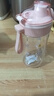 FGA富光兒童塑料水杯tritan學生便攜提手運動卡通喝水杯子粉色480ml 曬單實拍圖