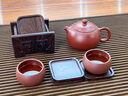 尚言坊黑檀實木茶杯墊茶墊杯墊隔熱茶道功夫茶杯托茶托組合茶具配件組合 曬單實拍圖