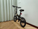 大行（DAHON）兒童越齡童車14英寸鋁合金男女學生小輪折疊自行車KAA411 曜石灰黑【快拆式輔助輪】 曬單實拍圖