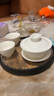 蘇氏陶瓷（SUSHI CERAMICS）三才蓋碗德化白瓷功夫茶具茶碗羊脂玉薄胎送兩茶杯F0032中秋節禮 曬單實(shí)拍圖