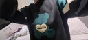 朦朧杏 加肥加大女裝 寬松大碼 220斤衛(wèi)衣小熊刺繡女秋冬加絨加厚韓版特 黑色 秋薄 2XL 155-200斤 曬單實(shí)拍圖