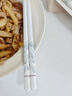 雙槍家用陶瓷筷子食品接觸級抗菌防霉 千里江山10雙 高檔禮盒裝 曬單實(shí)拍圖
