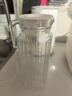 青蘋(píng)果涼水壺 家用玻璃冷水壺飲料壺茶水壺水杯玻璃 果汁壺扎啤壺1.1L 曬單實(shí)拍圖