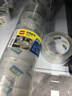 得力(deli)高品質(zhì)高透明封箱膠帶倉庫打包膠帶 60mm*100y*50um(91.4m/卷) 6卷/筒 辦公用品 30325 曬單實(shí)拍圖
