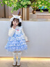 G.DUCKKIDS童裝洛麗塔公主裙女童連衣裙春秋季新款玉桂狗萬(wàn)圣節服裝蓬蓬裙女 裙子+打底襯衣 130 尺碼7~8歲【120-130cm】 曬單實(shí)拍圖
