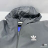 adidas經(jīng)典三條紋運動連帽夾克外套男女秋季阿迪達(dá)斯三葉草 黑色   XS 曬單實拍圖