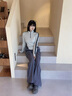 森馬（Semir）商場(chǎng)同款|休閑褲女冬季拼接寬松加絨長(cháng)褲2025闊腿褲101725127001A 曬單實(shí)拍圖