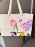 CHARLES&KEITH金屬扣帶手提單肩媽媽包凱莉包包女包生日禮物CK2-50160102 Cream奶白色 M 曬單實(shí)拍圖