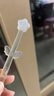 嫚熙（EMXEE）E5嬰兒牙刷嬰幼兒乳牙刷0-1歲寶寶硅膠軟毛刷舌苔口腔清潔器 安格白2支 曬單實(shí)拍圖