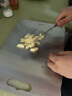 歐樂菲（OLOFE）304不銹鋼菜板子砧板切菜水果案板面板揉面板寶仕康特大號(hào)39*28cm 曬單實(shí)拍圖
