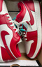 耐克 （NIKE）2025年男子AIR JORDAN 1 LOW 運(yùn)動(dòng)鞋 553558-166 40 曬單實(shí)拍圖