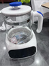 babycare恒溫水壺智能沖泡奶家用寶寶調(diào)奶器玻璃熱燒水壺 1.3L 辛德白 曬單實(shí)拍圖